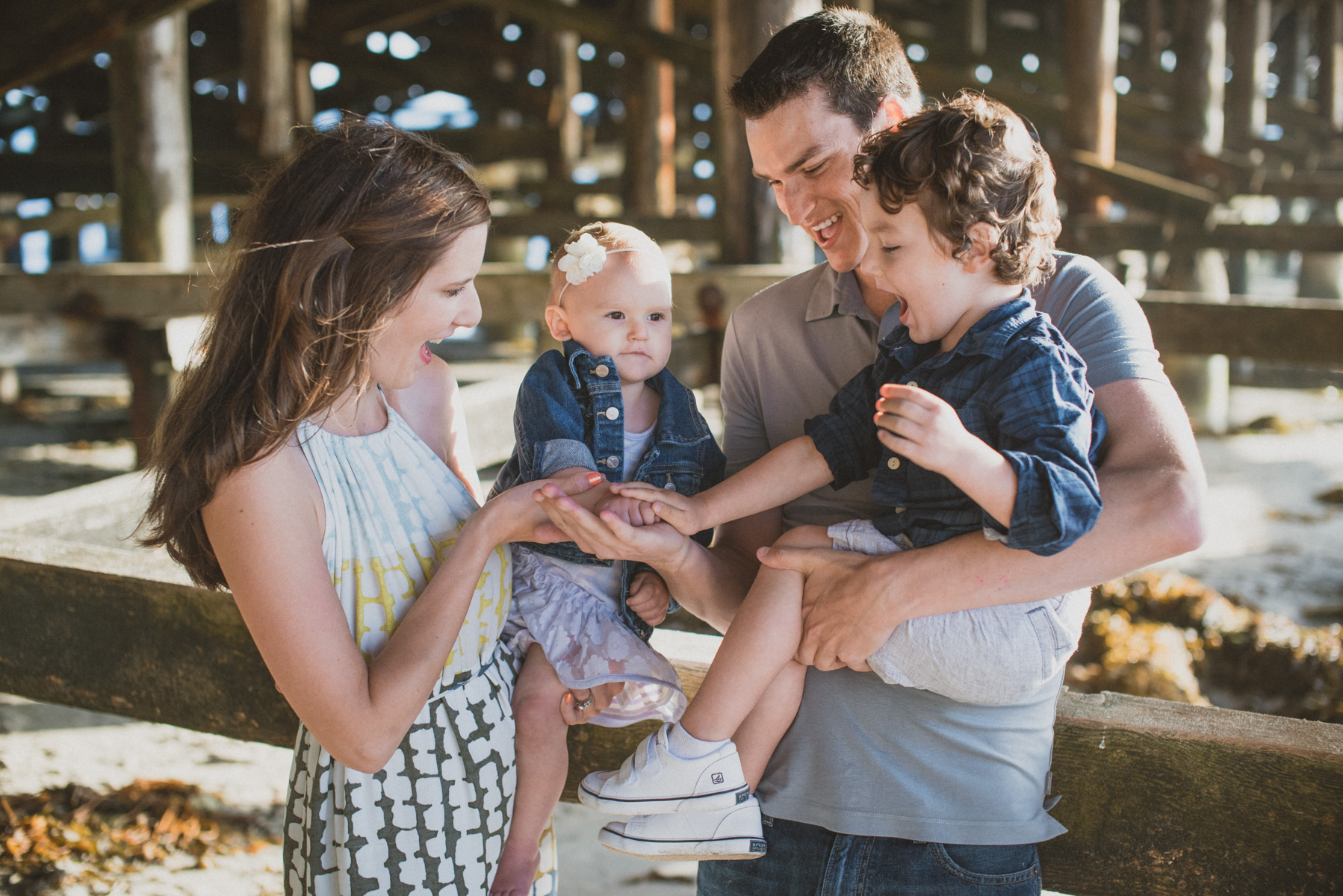 Brumfield Family. A Crystal Pier Family Session Next to Me Studios